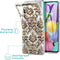 iMoshion Hoesje Geschikt voor Samsung Galaxy A51 Hoesje Siliconen - iMoshion Design hoesje - Goud / Transparant / Ornamental de Luxe