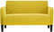 vidaXL - Loveseat - bank - 109 - cm - fluweel - geel