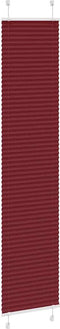 vidaXL - Plissé - rolgordijn - 45x200 - cm - stofbreedte - 44,4 - cm - bordeauxrood