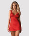 Obsessive Secred Jurkje & String - Erotische Jurk - Maat S/M - Rood