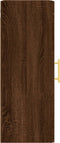 vidaXL - Hangkast - 34,5x34x90 - cm - bruin - eikenkleur