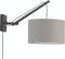 GOOD&MOJO Wandlamp Andes - Bamboe Zwart/Lichtgrijs - 50x32x45cm - Binnen Scandinavisch,Bohemian
