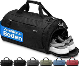Heldenwerk Sporttas - Trainingstas met schoenenvak en nat vak - 48 x 26 x 25 cm