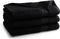 DoubleDry Hotel Badhanddoeken - 70 x 140 cm - 100% Katoen 500 g/m2 Zacht Absorberend Zwart (set van 3)