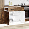 vidaXL - Keuken - onderkast - Kalmar - bewerkt - hout - gerookt - eikenkleurig