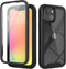 iMoshion Hoesje Geschikt voor iPhone 13 Mini Hoesje - iMoshion 360° Full Protective Case - Zwart / Transparant