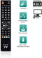 Ewent EW1570 - Universele afstandsbediening - Compatibel met TV DVB-C/DVB-T/SAT/DVD/VCR/Blu-ray/Hi-Fi - Zwart