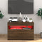 vidaXL - Tv-meubel - met - LED-verlichting - 60x35x40 - cm - bruin - eikenkleur