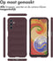 imoshion Hoesje - Geschikt voor Samsung Galaxy A14 (5G) / A14 (4G) - EasyGrip Backcover - Aubergine
