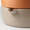 Mica Decorations Venna Bloempot met Bewateringssysteem - H21 x Ø24 cm - Terracotta - Beige