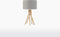 GOOD&MOJO Tafellamp Kilimanjaro - Lichtgrijs/Bamboe - Ø32cm - Scandinavisch,Bohemian