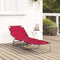 vidaXL - Opvouwbaar - Ligbed - Draagbaar - Rood - 600D - Oxford - Stof