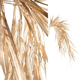 PTMD Leaves Plant Kunststruik Hangend - 74 x 18 x 84 cm - Goud