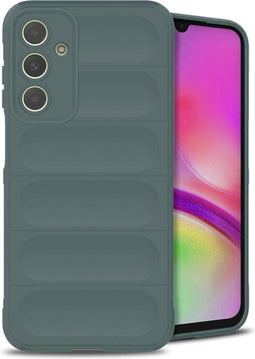 imoshion Hoesje - Geschikt voor Samsung Galaxy A25 (5G) - EasyGrip Backcover - Donkergroen