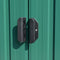 vidaXL - Tuinschuur - 257x298x178 - cm - metaal - groen