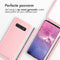 iMoshion Hoesje Geschikt voor Samsung Galaxy S10 Plus Hoesje Met Koord - iMoshion Siliconen hoesje met koord - Roze