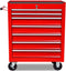 vidaXL - Gereedschapswagen - 7 - lades - rood