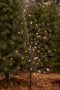 Luca Lighting Garden d'Light Boom met Klassiek Witte LED Verlichting - H121 cm - Zwart