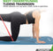 Tunturi NBR Yogamat - Fitnessmat Extra dik 15mm - Anti slip 180x60cm - Petrol Blauw