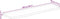 vidaXL - Tafelblad - met - natuurlijke - rand - 100x30x2,5 - cm - massief - mangohout