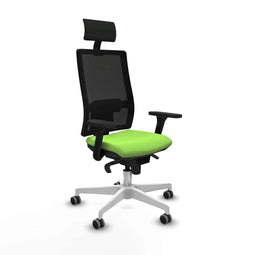Bureaustoel met hoofdsteun Piqueras y Crespo 3D026G1 Pistache