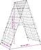 vidaXL - Plantenklimrekken - 3 - st - A-frame - staal