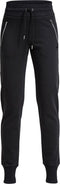 Rohnisch Comfy Track - Sportbroek - Comfortabele sweatstof met ritszakken - Black - Maat XL