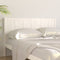 vidaXL - Hoofdbord - 185,5x4x100 - cm - massief - grenenhout - wit