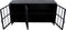 HSM Collection Dressoir Manhattan- metaal/glas - zwart