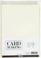Creativ Company Kaarten En Enveloppen, 10,5x15 cm, 11,5x16,5 cm, Off-white, 50 Set, 1 Doos