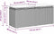 vidaXL - Tuinbank - met - kussen - 110x40x44 - cm - poly - rattan - zwart