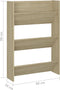 vidaXL-Wandschoenenkast-60x18x90-cm-spaanplaat-sonoma-eikenkleurig