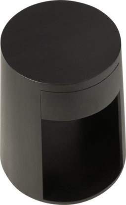 J-Line bijzettafel Drawn - hout/mdf - zwart