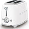 Smeg TSF01WHEU - Broodrooster - 950W 2 sleuven 6 bruining-niveaus - Wit