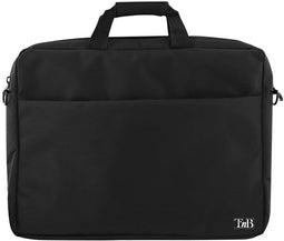 T'nB MARSEILLE - Opbergmap 15,6" - Draaghandvat Schouderband - Zwart Nylon