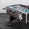 Cougar Arena Voetbaltafel in zwart - Tafelvoetbal tafel incl. 4 ballen en scoreteller - Indoor voetbal tafel van 141x75x88cm