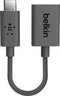 Belkin USB-C naar USB 3.0 A Female Adapter - 1.8m - 5 Gbps - Zwart