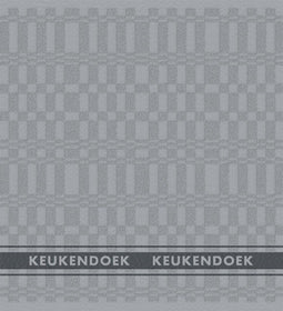 DDDDD Pelle - Keukendoek - 50x55 cm - Grijs - Set van 6 stuks