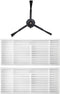 Ecopulse 2000PA - Robotstofzuiger onderdelen - 1x Brush 2x Filters - Wit Zwart