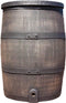 Roto regenton 140 liter bruin met 3/4 messing