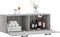 vidaXL - Wandkast - 100x36,5x35 - cm - bewerkt - hout - grijs - sonoma - eikenkleurig