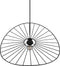 RL LIVE YOUR LIGHT CHAPEAU - Hanglamp - In hoogte verstelbaar - Zwart mat - Ø60cm H150cm