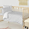 Happy Friday Duvet cover set 2 pieces Vichy grey 100x120 cm (Cot) Grey