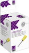 TRU COMPONENTS T2010C362 Stiftkabelschoen 4.0 mm² 6.0 mm² Deels geïsoleerd Geel 15 stuk(s)
