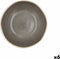 Diep bord Bidasoa Gio Keramisch Grijs 19 cm (6 Stuks)