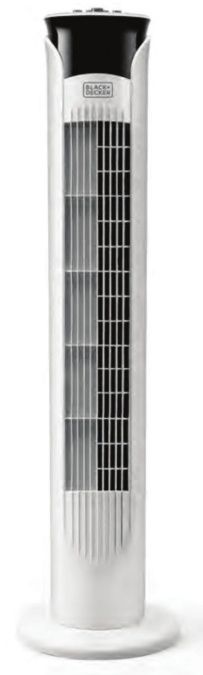 Black & Decker BXEFT47E - Ventilator - 3 snelheden - Wit