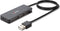 Lindy 42986 - Hub USB 2.0 - 4 Poorten - Zwart