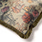 Dutch Decor YASMIN - Kussenhoes velvet 45x45 cm Military Olive - groen - franjes - met rits - zonder binnenkussen