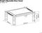 Laptop Table V7 DT1HARS-1E Black