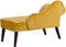 BIARRITZ - Chaise longue - Geel - Linkerzijde - Fluweel